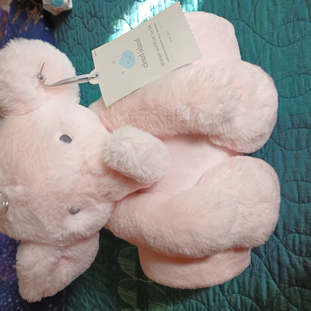 Pink Elephant Plush Toy